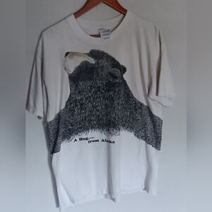 Vintage 90s Bear Hug From Alaska Tshirt